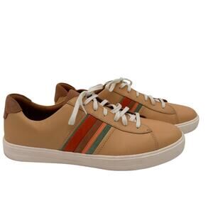 Clarks Un Maui Women's Striped Leather Unstructured Lace Shoes Size 11